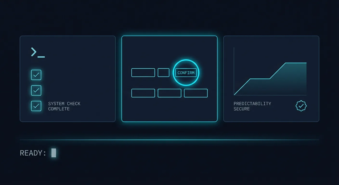 Field Note: Boring UI is a trust primitive cover